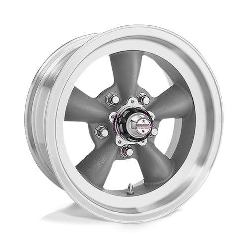 American Racing Vintage VN105 TORQ THRUST D 15X7 5X5.0 3.76-6mm TORQ THRUST GRAY MACHINED LIP - VN1055773US - Image 5
