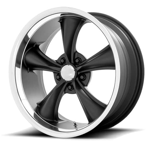 American Racing Vintage VN338 BOSS TT 20X10 5X4.75 5.58 2mm TEXTURED BLACK WITH DIAMOND CUT LIP - VN338201034702US - Image 3